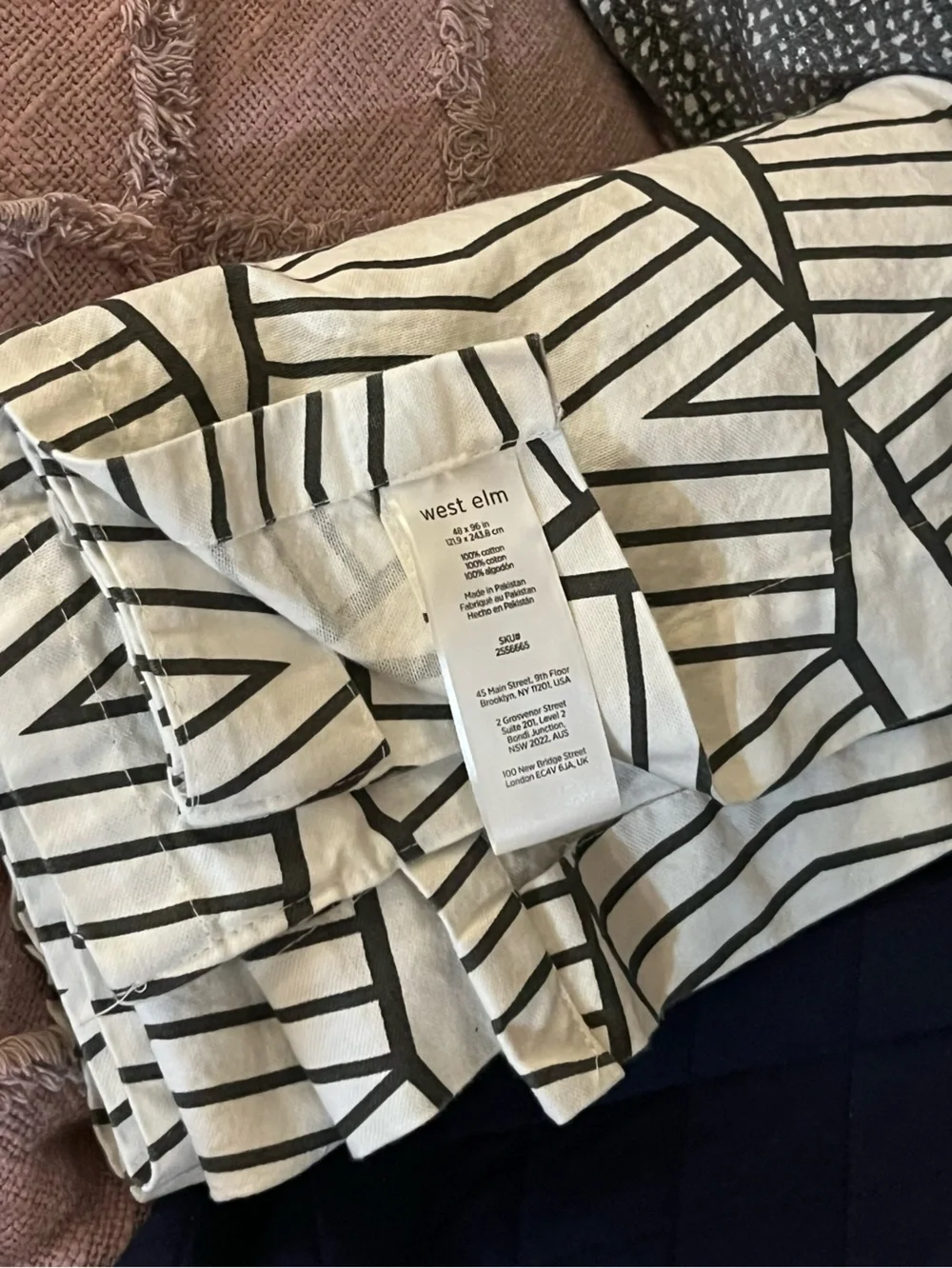 West Elm geometric linear